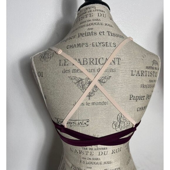 Lululemon Womens Adjustable Crisscross Bra Orange Sz S - Picture 2 of 6